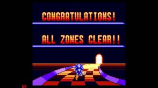 Sonic Labyrinth - Game Gear - All endings
