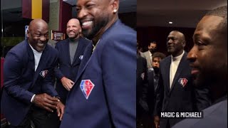 Dwyane Wade Felt he was in BASKETBALL HEAVEN being with Michael Jordan during the NBA All-Star Game!