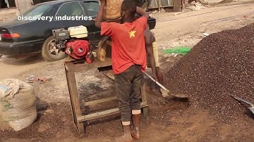 Homemade palm Kernel cracking machine in Nigeria #1