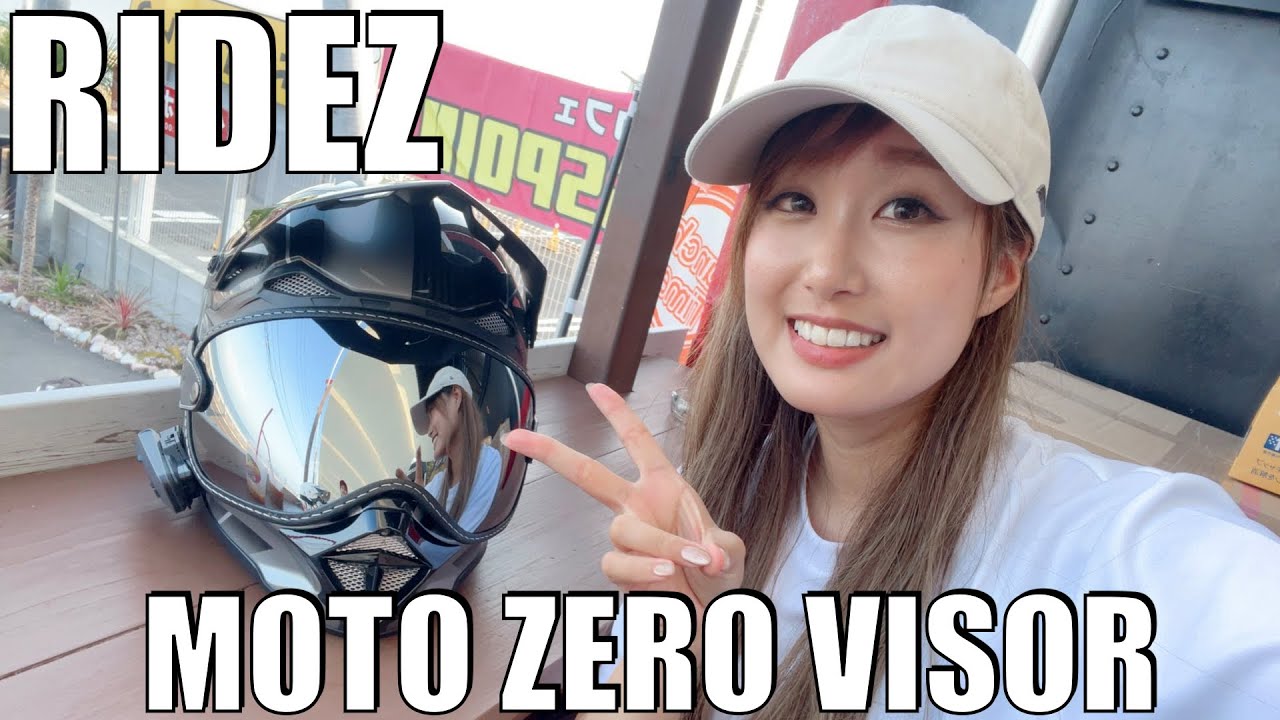 No.1020] RIDEZ MOTO ZERO VISOR [ZEALOT Mad Jumper 2] Off-road