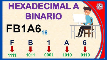 ✅ HEXADECIMAL a BINARIO - Ejemplos Resueltos #1 | Sistemas Numéricos