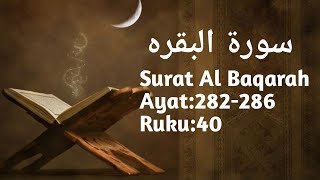 Surat Al Baqarah Ayat:282-286|Surat Baqarah Ruku:40| Female Pani Patti voice | ‎⁨@SaniaHalawat