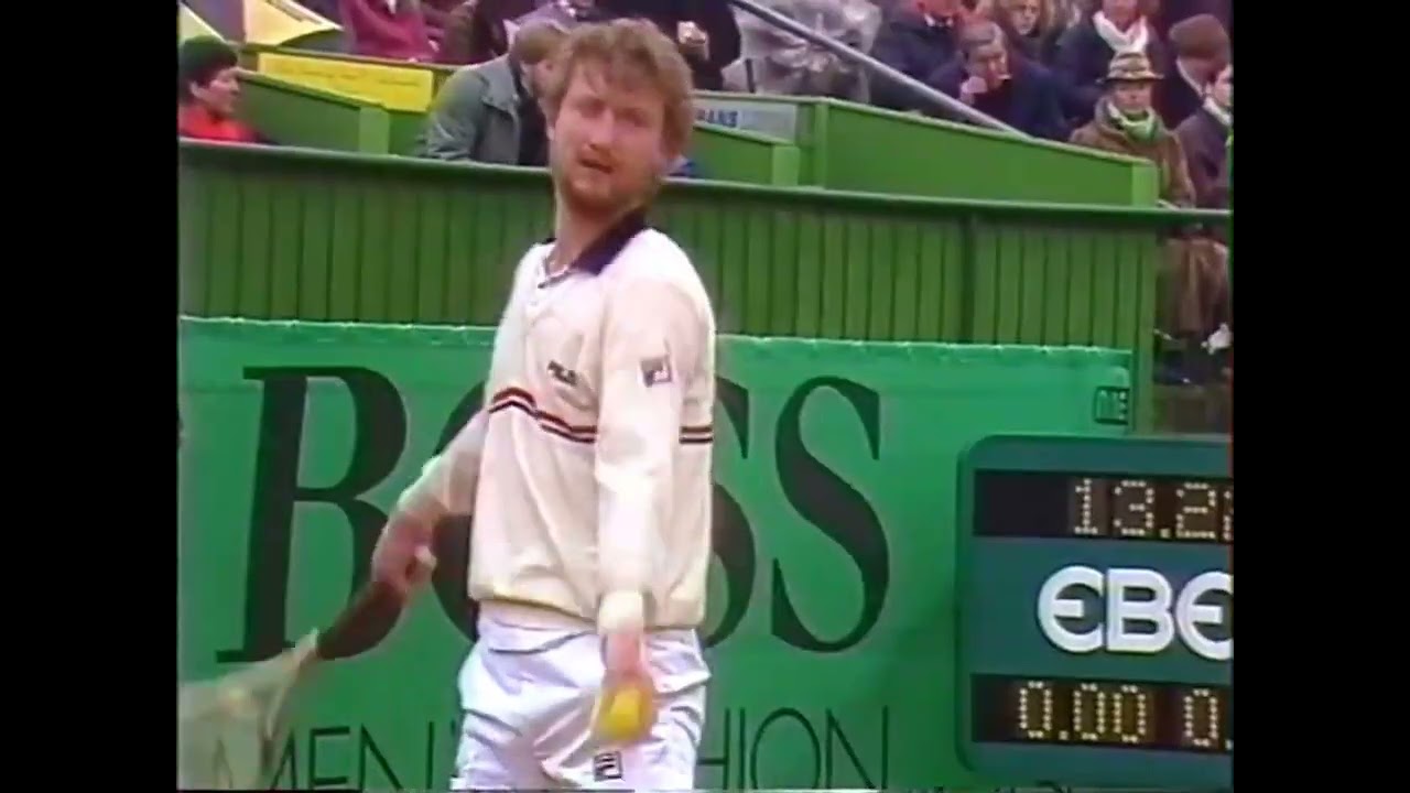 Mats Wilander vs Miloslav Mecir 1985 Hamburg SF Highlights