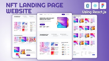 Build a Fully Responsive NFT Landing Page Website In React | React For Beginner 2022