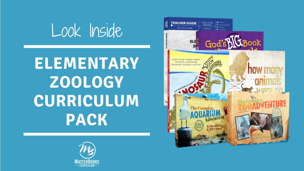 Look Inside The Elementary Zoology Curriculum Pack Master Books Look inside the elementary zoology curriculum pack master books