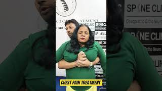 Chest Pain, Sternum &amp; Gas Chiropractic Treatment #chiropractic #chestpain #gas #shorts