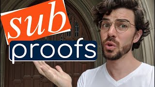 Careful with those SUBPROOFS! ⟨08,04⟩