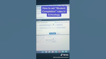 Student Completion Rules in Schoology