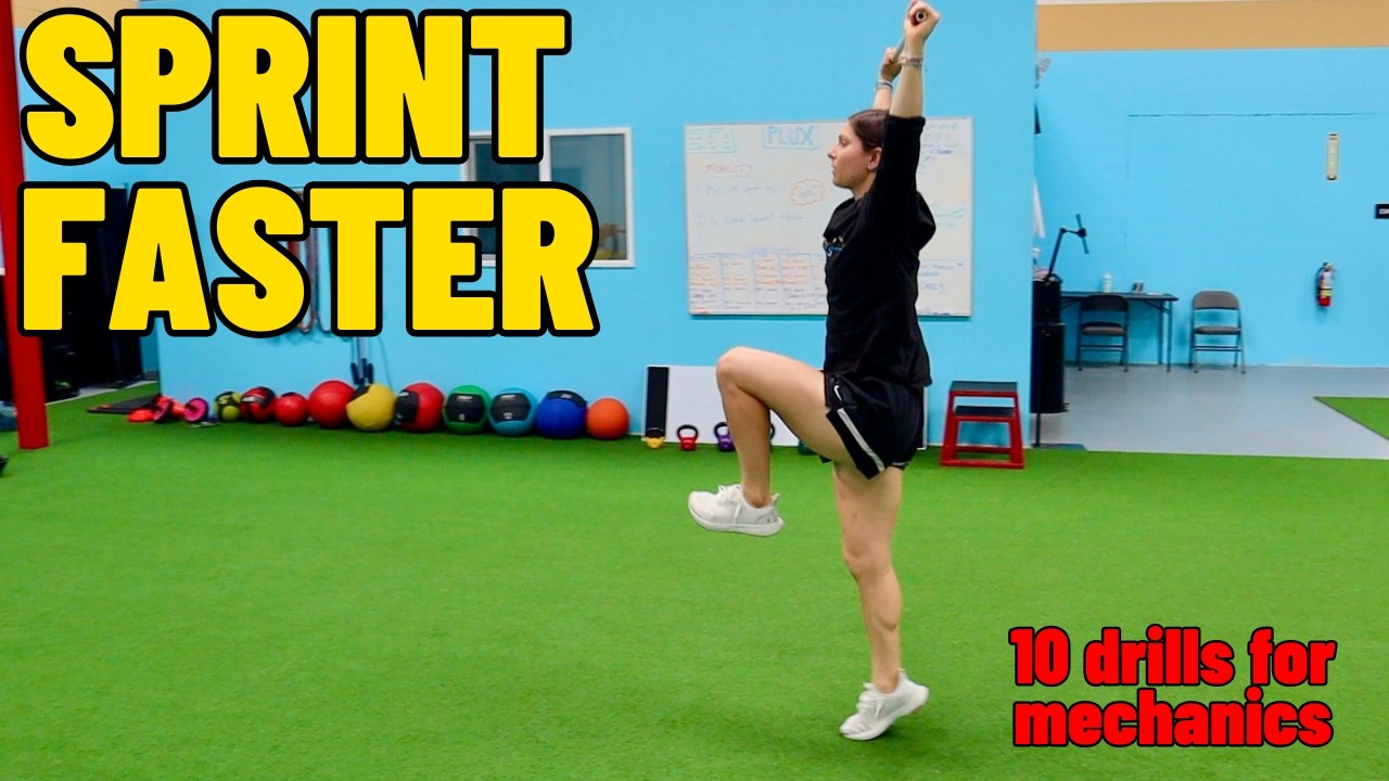 Top Drills To Improve Sprint Mechanics To Be Faster - YouTube