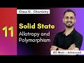 Solid State - Allotropy and Polymorphism | JEE Advance | BITSAT | Paaras Sir