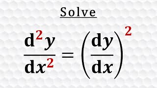 y'' = (y')^2  [Autonomous Differential Equation]