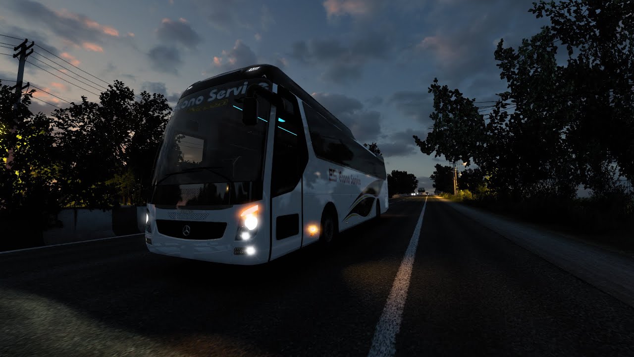 UPCOMING ECONO MERCEDES BENZ [HYUNDAI SHAPED AC BUS] MOD FOR BUS SIM ...