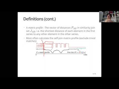 Arvid Kingl: Matrix Profile I: All Pairs Similarity Joins for Time Series