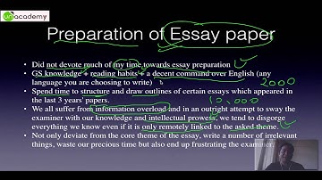 How to write a mind blowing, number fetching Essay Part 1 : Essay writing for IAS Preparation
