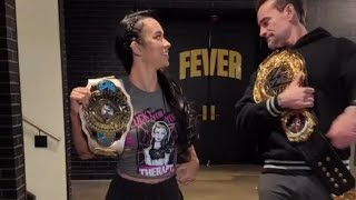 The Way CM Punk looks at AJ Lee is not PG off air backstage on WWE RAW