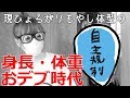 ひょろがり体型の身長､体重､おデブ時代公開[０はじ]