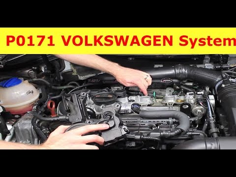 P0171 VOLKSWAGEN 시스템 너무 희박 (뱅크 1 2)