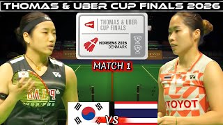 Download lagu MUST WATCH! An Se Young challenged by Ratchanok Intanon in the fist match of Badminton UC26
