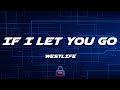 Westlife - If I Let You Go (Lyrics)