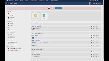 How to create / Edit a content category in joomla