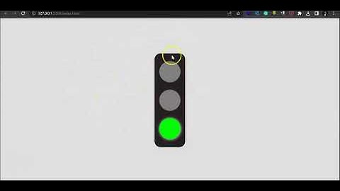 Traffic Light With HTML, CSS, and JavaScript