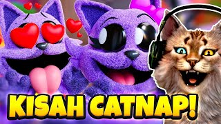 KISAH RAHASIA CATNAP MENGEJAR CINTA !! 😻 - Reaction Animasi Poppy Playtime 3D Indonesia