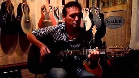 Remy and my Ovation Adamas #11 Prototype