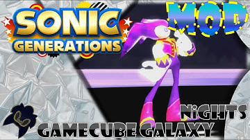 Sonic Generations (PC) - GameCube Galaxy w/ NiGHTS Mod Showcase