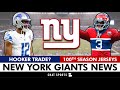 NY Giants Rumors: Hendon Hooker Trade?   Giants Century Red 100th Season Jersey Reaction