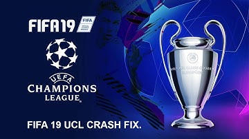 FIFA 19 Crash After  Champions league match fix.fifa game ucl fix.