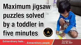 Celebrity Maximum jigsaw puzzles solved by a toddler in five minutes Profile