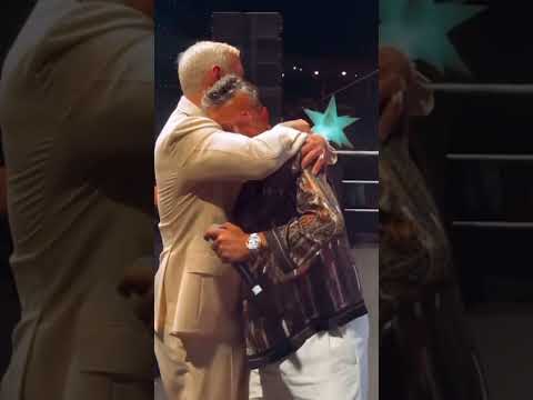 للقاء العمالقة عندما يلقتي الفنان حاتم عمور والفنان سعد المجرد في أقوى سهرات الصيف Shorts