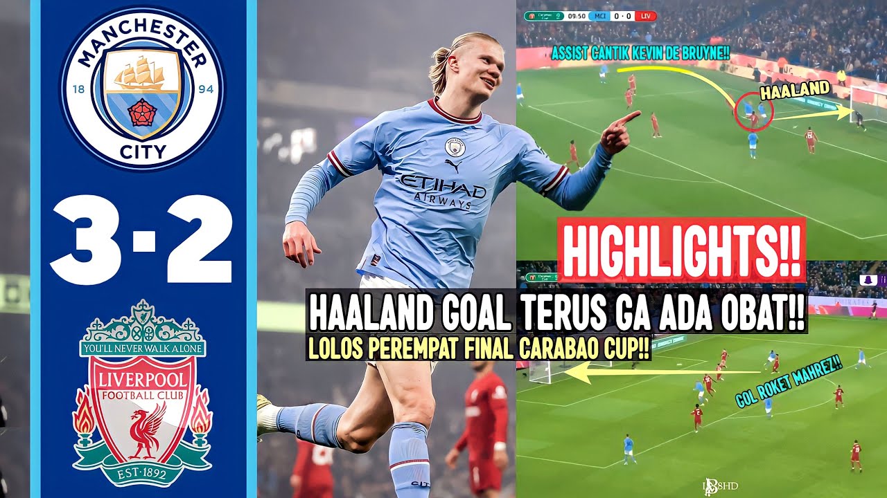 HAALAND GOAL🔥 32 MANCHESTER CITY VS LIVERPOOL HIGHLIGHTS‼️ LOLOS
