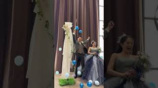 男の子?女の子?バルーンで性別発表