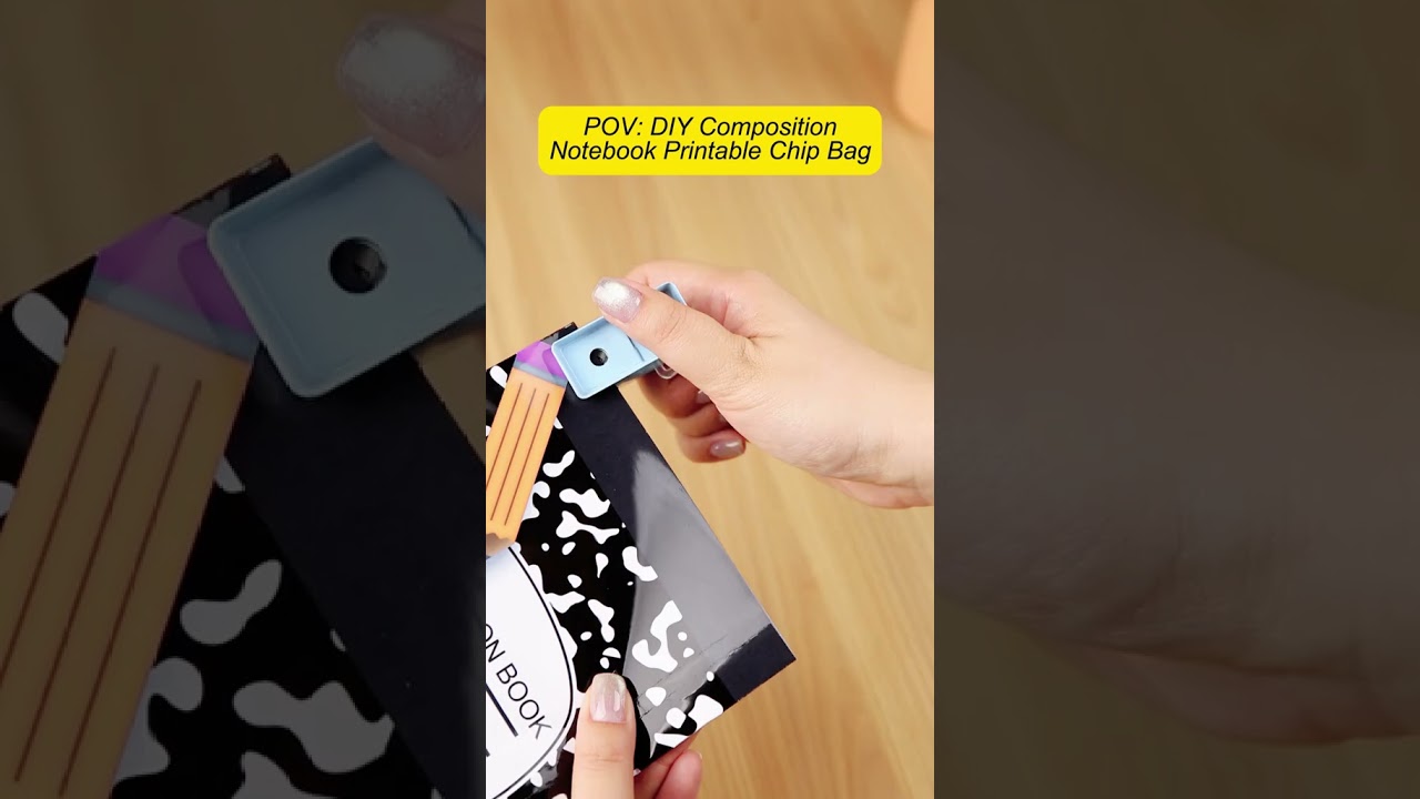 DIY chip bags with me!🙌 Comment "Chipbag" Get Free Template💡