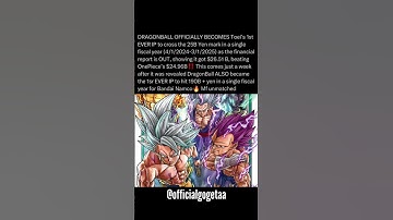 DRAGONBALL OFFICIALLY BECOMES Toei