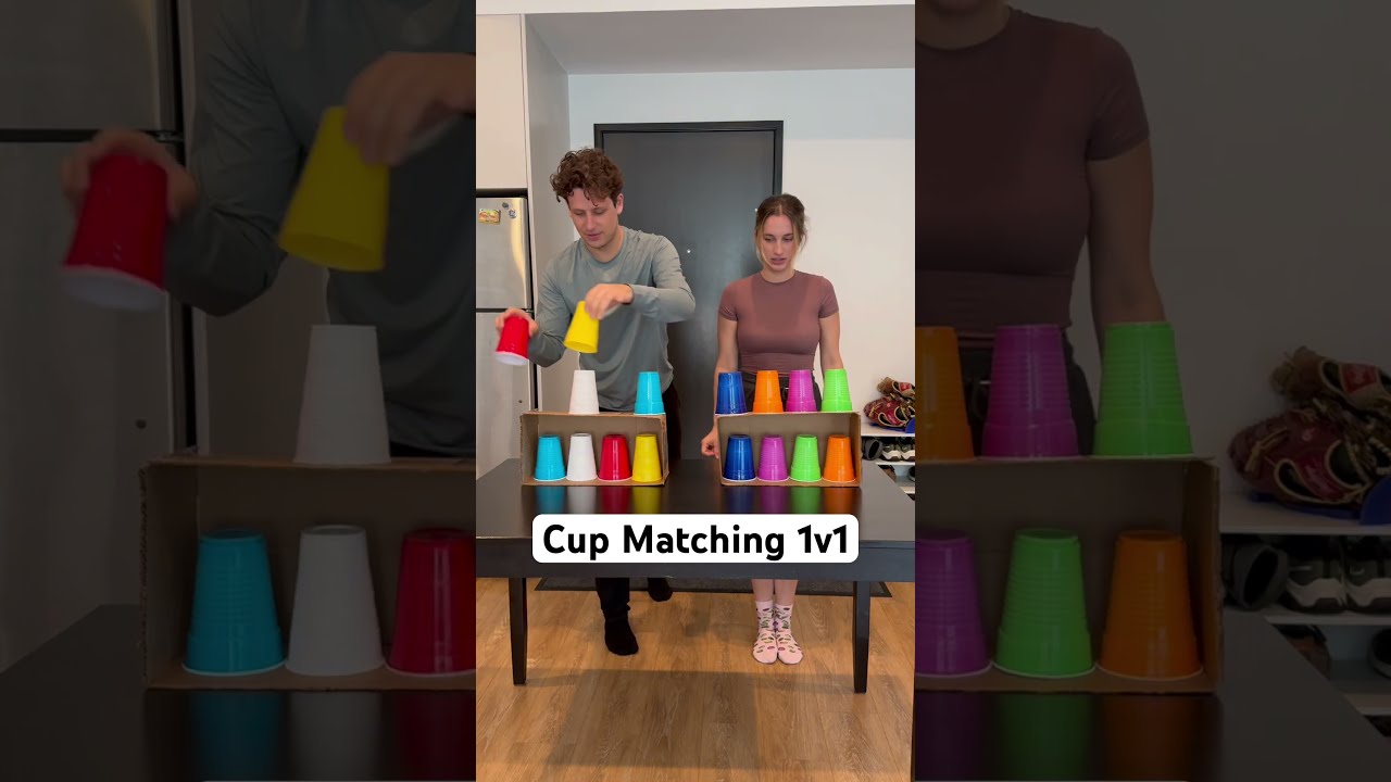 Who Can Match The Cups FIRST 