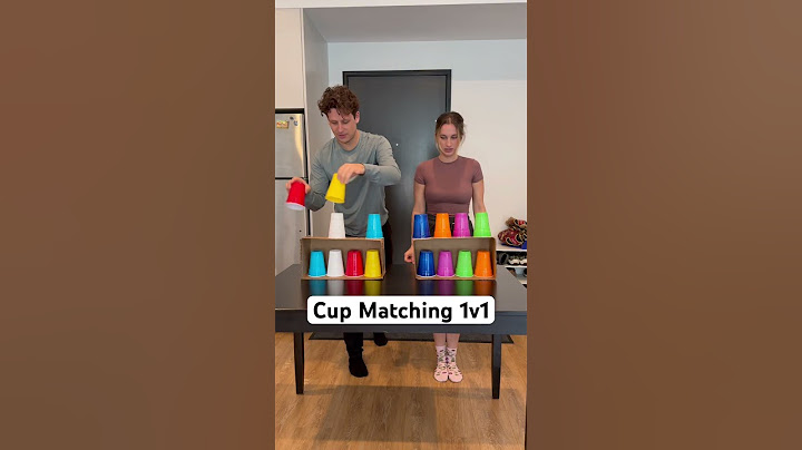 Who Can Match the Cups FIRST?!?!