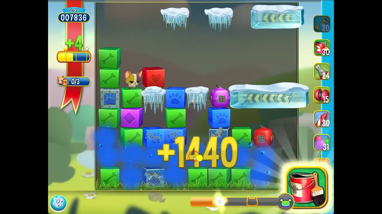 Pet Rescue Saga level 5130 no boosters | PuzzledCubes.site