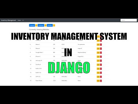 Django Inventory Management