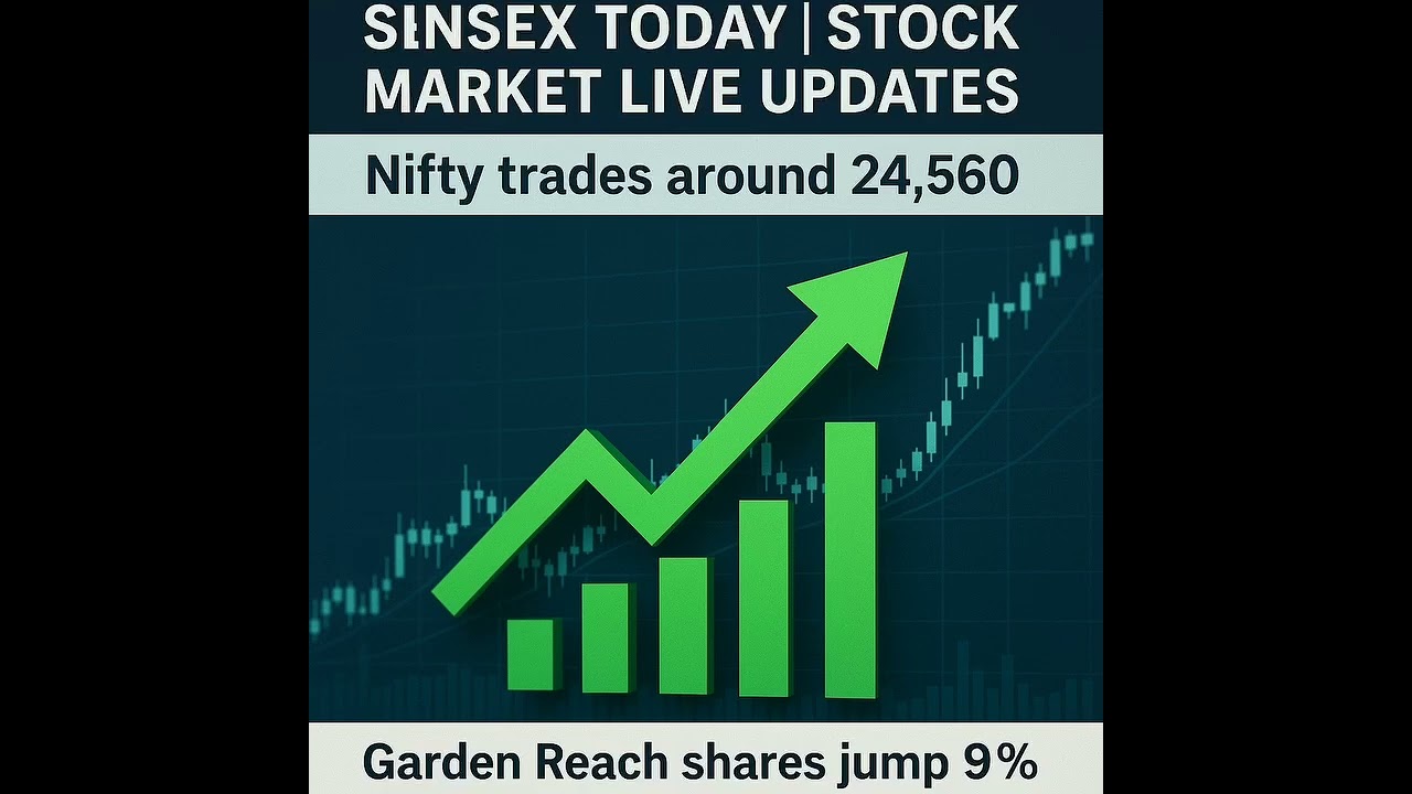 Nifty trades around 24,560; Garden Reach shares jump 9%  