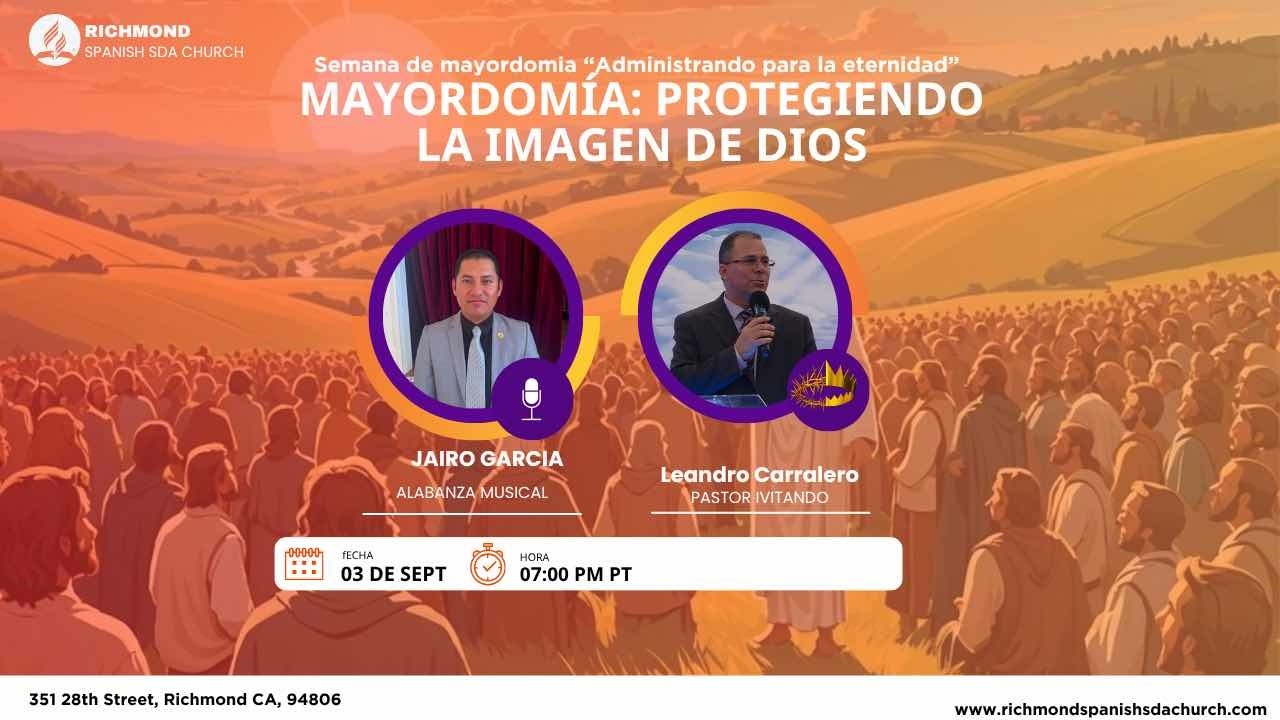 DÍA 2 SEMANA DE MAYORDOMÍA - PR. LEANDRO CARRALERO