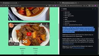 Project Demo: Simple Recipe
