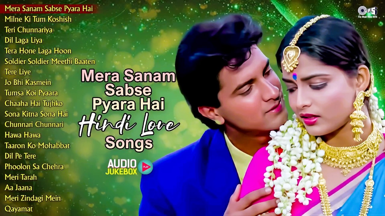 Mera Sanam Sabse Pyara Hai - Hindi Love Songs | Purane Gane | 90s Sadabahar Gane | 90s Hits Playlist