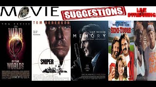 SUNDAY Movie Suggestions ft. WAR OF THE WORLDS, SNIPER, MEMORY, SEMI-TOUGH, WHITE MEN CANT JUMP