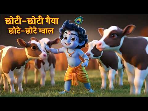 Little Krishna Songs l Choto So Mero Madan Gopal l Choti Choti Gaiya l Krishna Bhajan l Krishna Song