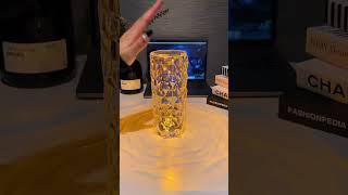 Large Crystal Lamp Rose Light - 16 Color Changing Diamond Lamp with Remote Control Touch Control