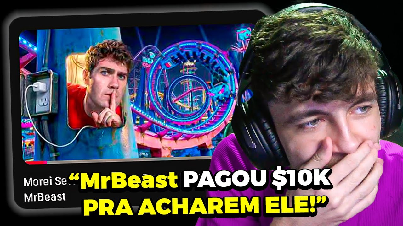 SUETAM REAGE: Morei Secretamente no Parque Temático do MrBeast