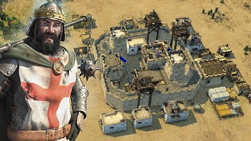 Stronghold Crusader 2 Skirmish - Richard The Lionheart vs SergiuHellDragoonHQ