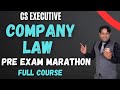 Company law marathon  full course  cs executive  company law revision  pre exam marathon